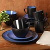 Gibson Elite Soho Lounge Round Reactive Glaze Stoneware Dinnerware Set,