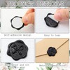 MotiMind 100 Pcs Bow Wax Seal Stickers Wedding Invitation Envelope
