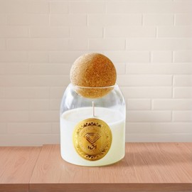 Scented Soy Wax Candle for Home Decor, 18 Oz Jar with Ball Cork Lid (White Peach Oolong)