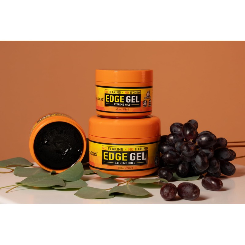 AllDay Locks Edge Gel (5 oz) | Extreme Hold, Moisturizing