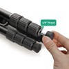 Rigych 6 Pcs Tripod Spike Feet 1/4-20 Thread Rubber Anti-Slip