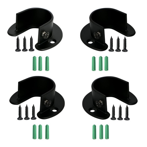 Ohamtes 4Pcs Opening Diameter 32 mm (1-1/4"), Stainless Steel Matte