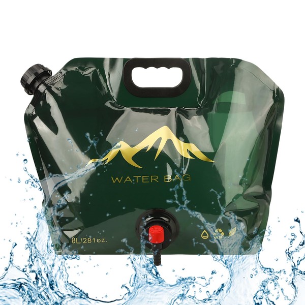 Newofview Foldable Water Canister 8 L Water Canister with Tap