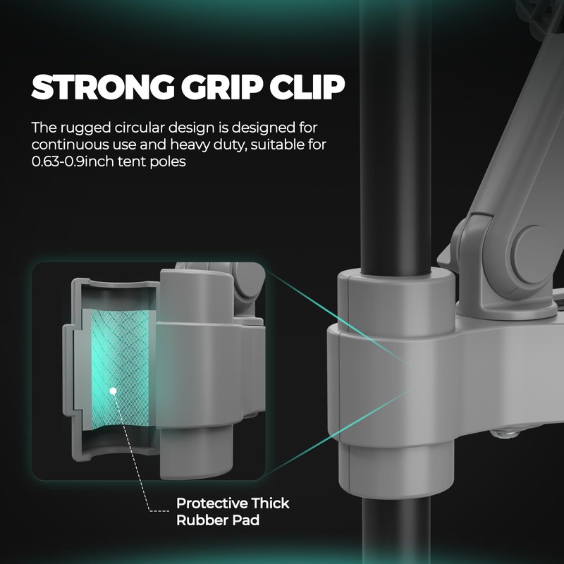 MARS HYDRO Updated 2-Pack M6 Grow Tent Fan, A powerful