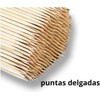 (Paquete con 200 piezas) Palitos de Bambú Para Brochetas: tamaño