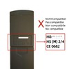 Krawnxin Remote Control Compatible with Hörmann Handheld Transmitter HSM2 HSM4