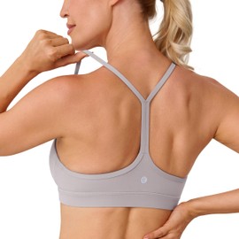 BAYDI Clouduxi Y Back Sports Bras Women - Light Support Racerback Yoga Bra, A-C Cups