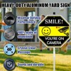Smile Your On Camer Sign, Video Surveillance Signs Outdoor, Aluminum