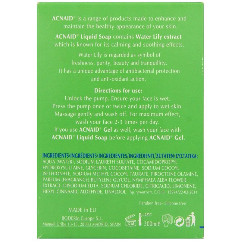 Acnaid 300ml Liquid Soap