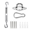 Shade Sail Hardware Kit,6 Inches Sun Shade Sail Hardware Kit,Shade