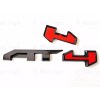 Auto Front Grill Gloss Black Red AT4 OVERLAY Emblem 2023+