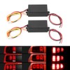 Sequential Turn Signal Module, 2pcs Universal 3-Step Sequential Dynamic Flash