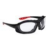 Dynamic Safety EP900C SpectaGoggle "Sealed Foam" Black Strap/Temple Safety Spectacles