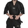 Farabi Sports Taekwondo Uniform Mix Martial Arts Uniform Set Black