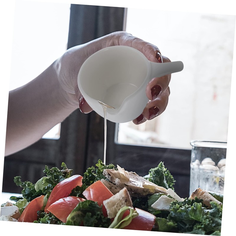 Ciieeo Household Ceramic Sauce Dish with Handle Multi Function Condiment