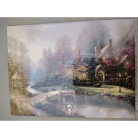 Thomas Kinkade "Beyond Spring Gate" Art Refrigerator Magnet NEW 4x5 1/2"