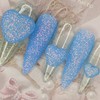 Sky Blue Sugar Handmade Nail Tips - Lipstick / 스카이블루