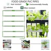 INTBUYING Hydroponics Growing System 54 Holes 6 Pipe Plant Site