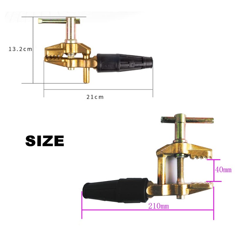 600A Ground Clamp, Grounding Clamp Brass Connector, Industrial Duty Brass