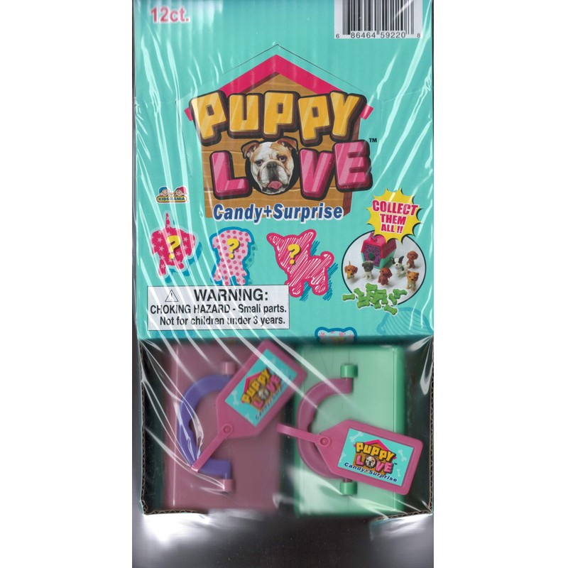 Kidsmania Puppy Love, Candy + Surprise - Display Pack of