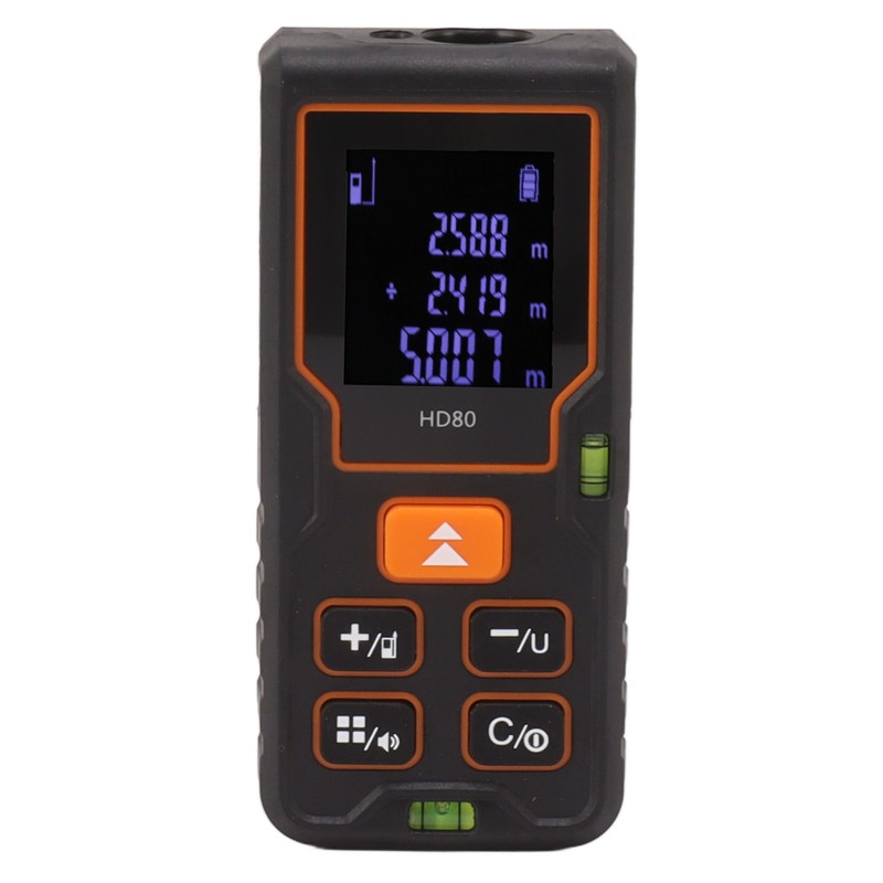Laser Distance Meter High Accuracy Portable Handheld Rangefinder for Engineering