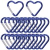 KON Carabiner Heart Shaped Cute Keychain Hook Aluminum Multi-functional Carabiner