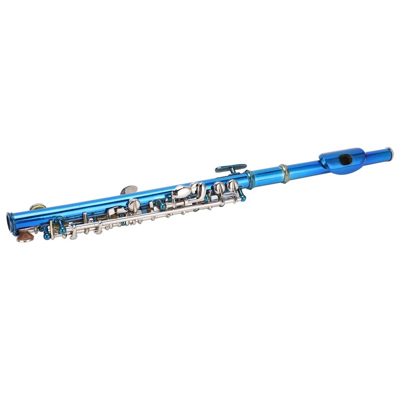 Piccolo Flute Cupronickel Blue +E Key French 6 Holes Piccolos