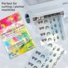10 Sheets of Vinyl Stickers, A4 Waterproof, Shiny Silver, Printable,