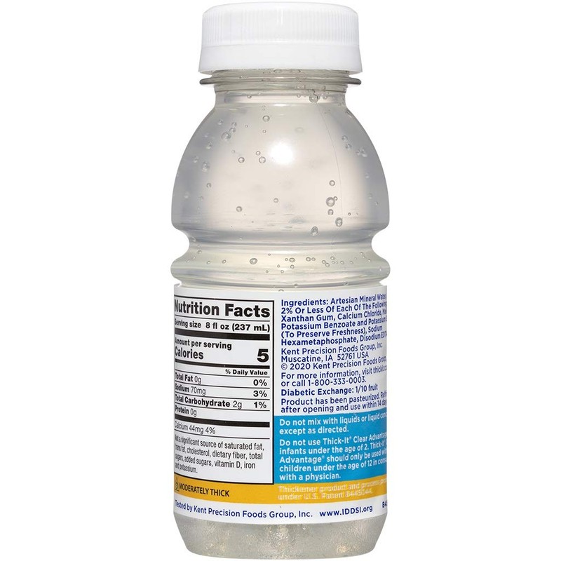 Thick-It Clear Advantage Thickened Water - Moderately Thick/Honey, 8 oz