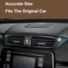3PCS Carbon Fiber Texture Central Side Dashboard Air Vent AC