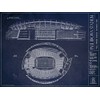 Ballpark Blueprints Paul Brown Stadium Blueprint Style Print