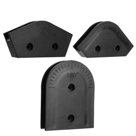 Dpofirs 3 Piece Rigid Pipe Bending Mould 14mm OD 45/90/180 Degree Bending Kit Water Cooling Tool Kit for Hard Acrylic Bending Moulding Tape for 14mm Rigid Pipe