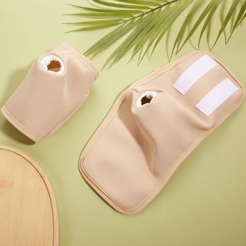 2pcs Castor Oil Packs Organic Cotton for Hands, Reusable Hand