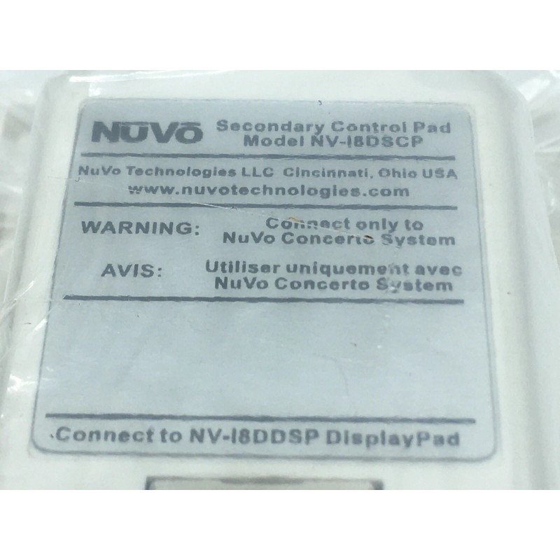 NUVO Concerto Display Pad With Interchangeable Trim NV-I8DSCP Home Keypad