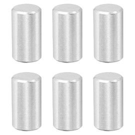 sourcing map 6 Pcs 10 x 14 mm 316 Stainless Steel Dowel Pins, Cylindrical Shelf Support Peg Pin Rod Fasten Elements for Machine Building, Furniture Installation, DIY Projects, Silver Tone