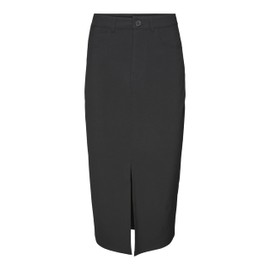 VERO MODA Women's Vmsasie Hr Skirt Noos Skirt, black, S