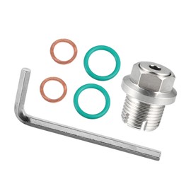 Hihaha Oil Pan Thread Repair Kit/for Car/Durable Stainless Steel M18.1-1.5 x 15mm/1Set Silver Tone