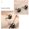 GLESOS Composite Pearl Earrings Round Ball Pearls Earrings Hypoallergenic Imitation