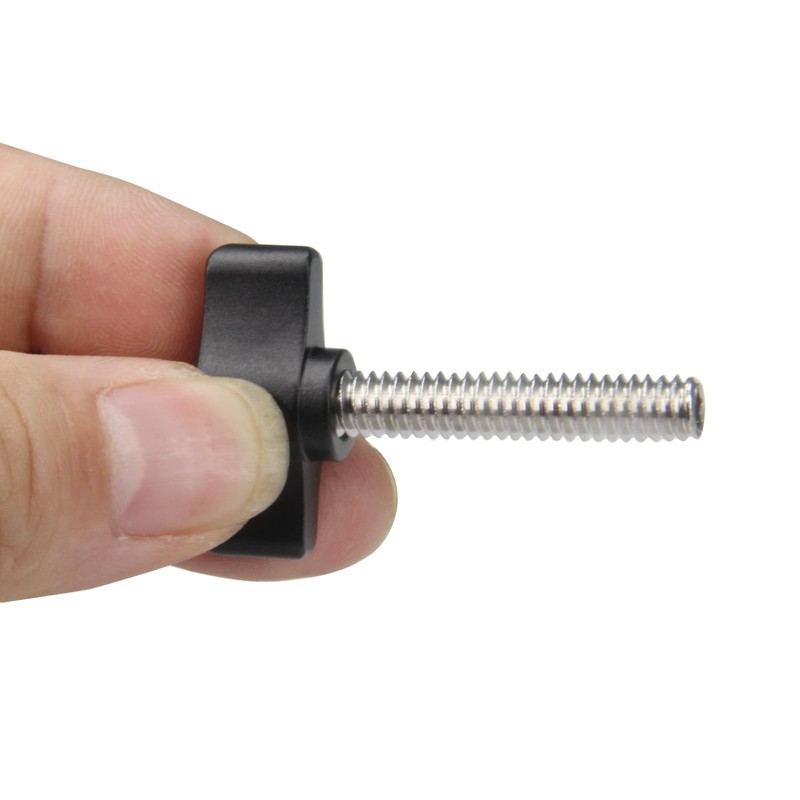 Befenybay 4pcs 1/4"-20 x 1-1/4" Thumb Screw Stainless Steel Standard/Coarse