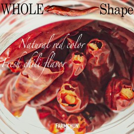 Pimientos chiles tailandeses secos enteros, 2 onzas de chile tailandés con ojo de pájaro tailandés, amante de las especias, sabor a variedad, condimentos esenciales para cocina