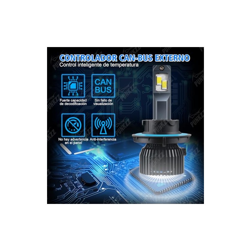Focos Led Alta Y Baja Luces 36000lm Canbus, 2 Unidades