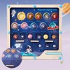 Space-Themed Magnetic Maze Toy - 8 Planets for Early Learning