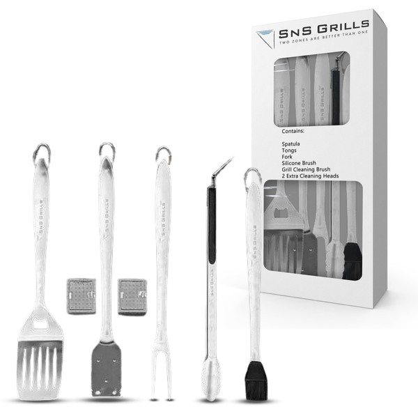 SnS Grills Slow ‘n Sear 7-Piece Professional Grill Tool Set