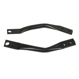WFLNHB Black Front Bumper Impact Bar Brace Set Left and Right 2 PCS Replacement for Silverado Sierra 2500HD 3500HD 2011-2014 25848059 25848058 GM1063106 GM1062106 13457273