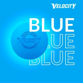 Velocity Practice Lacrosse Balls - 1, 2, 3, 6, 12, 18, 24, 36, 60 and 120 Packs - Official Size and Weight - Light Blue