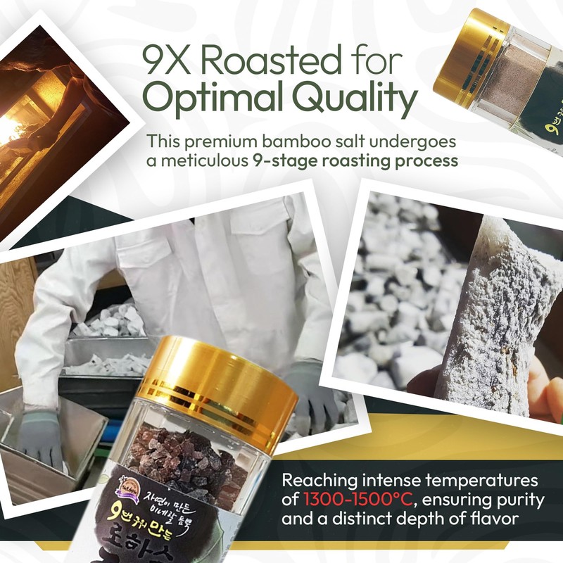 Premium 9X Roasted Lohas Bamboo Salt 40g – Travel Size