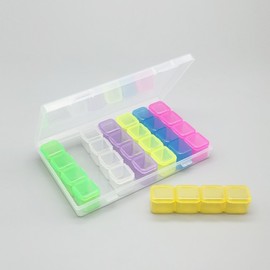 SFW multipurpose storage storage mini case 28 compartments color 2ea