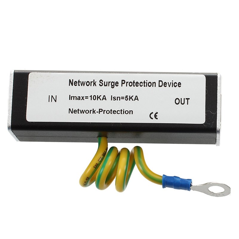Tuperoymse RJ45 Plug Ethernet Network Surge Protector Arrester 100MHz