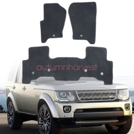 Land Rover New For 2008-2016 Land Rover LR3 LR4 Front & Rear Velour Floor Mats Carpet 3PCS