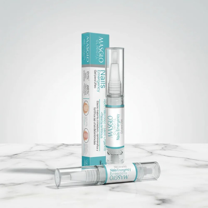 Masglo Clinical Nails Emergency Gel Para Uñas 4ml Color Transparente